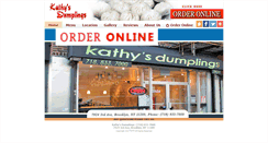 Desktop Screenshot of kathysdumplings.com