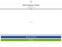 Tablet Screenshot of kathysdumplings.com